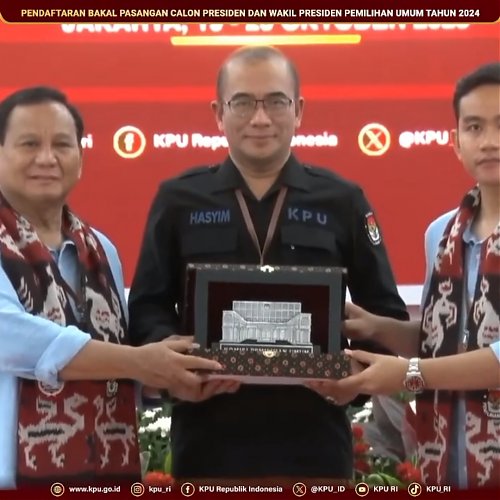 KPU Accepts Prabowo-Gibran on the Last Day of Presidential Election Registration